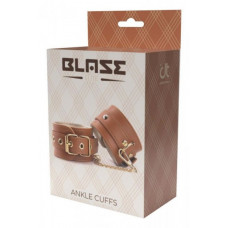 Boss Of Toys BLAZE ELITE ANKLE CUFFS COGNAC VEGAN LEATHER