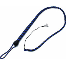 Kiotos Leather Leather Whip Black & Blue 140 cm