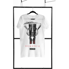 Demoniq T-shirt men white L regular