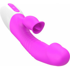 B - Series Fox Wibrator-Silicon, Vibrator 7 Function and Heating Mode, Purple