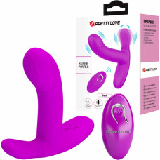 Pretty Love - Geri Purple, 12 vibration functions 3 licking settings Wireless remote control