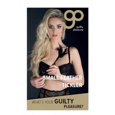 Guilty Pleasure Bdsm GP SMALL FEATHER TICKLER BLACK