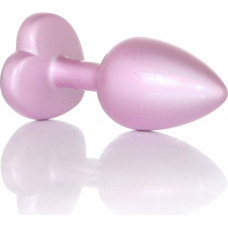 B - Series Heavyfun Plug-Jewellery Pearl Pink Heart PLUG- Clear S