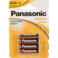 Panasonic Super Alkaline AAA Batteries 4 pcs