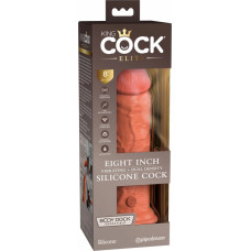 King Cock Elite KCE 8 DD Vibrating Cock Tan