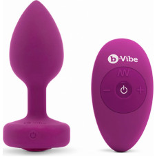 B-Vibe - Vibrating Jewel Plug S/M Pink Ruby