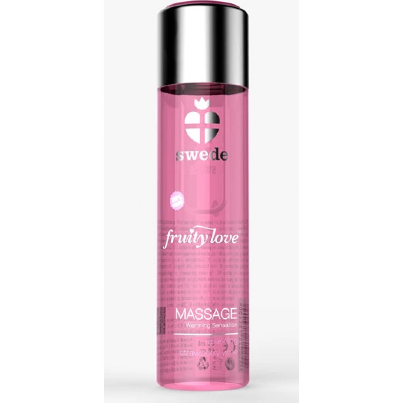 Swede - Fruity Love Massage dzirkstošais zemeņu vīns 60 ml