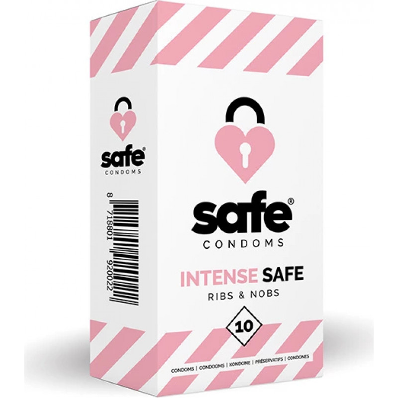 Safe - Intense prezervatīvi 10 gab