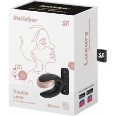 Satisfyer Double Love – luksuslik partneri vibraator – must