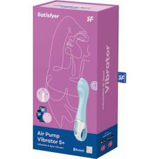 Satisfyer Gaisa sūkņa vibrators 5 — piepūšamais vibrators — zils