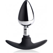 Xr Brands Dark Invader - Metal and Silicone Anal Plug - Medium