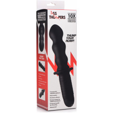 Xr Brands The Groove - silikona vibrators ar rokturi - melns