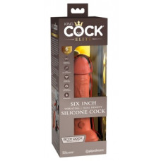 King Cock Elite KCE 6 DD Vibrating Cock Tan