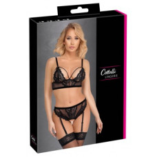 Cottelli Lingerie Liemenėlė ir stringai juodi S