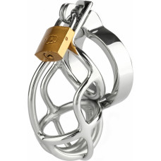 Mr. Steel San Quentin Chastity Cage / Silver