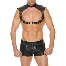 Ouch! By Shots Men Harness with Neck Collar