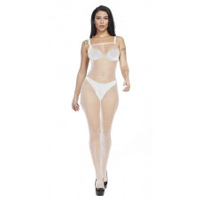 STD BODYSTSOCKING PAMELA BEZKOKŠĶAKSTĪBAS ZIVJU TĪKLS WHITE SL