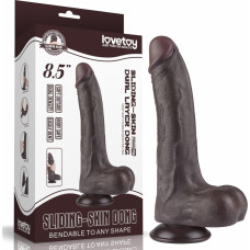 Lovetoy DILDO 8,5-tolline LIIDUV NAHA KAHEKIHINE DONG MUST