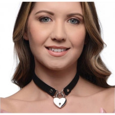 Xr Brands Lock-It - Choker with Heart Lock and Key