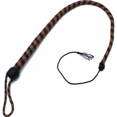 Kiotos Leather Leather Whip Black & Brown 90 cm