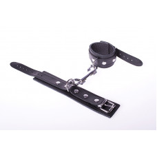 Kiotos Leather Handcuffs Basic - Black