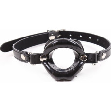 Kiotos Leather Mouth Gag Black Mouth