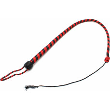 Kiotos Leather Leather Whip Black & Red 90 cm