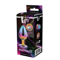 Dream Toys GLEAMING LOVE MULTICOLOUR PLUG LARGE