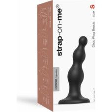 Strap-On-Me DILDO PLUG BEADS BLACK - S