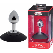 Malesation Alu-Plug with suction cup small, chrome