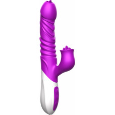 B - Series Fox Wibrator-Silicone Vibrator USB 10 Function and Thrusting Function / Heating