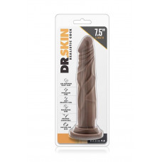 Blush DR. SKIN REALISTIC COCK 7.5 CHOCOLATE