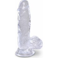 Pipedream King Cock 5 Inch Cock w Balls Transparent