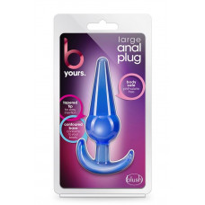 Blush B YOURS LARGE ANAL PLUG BLUE