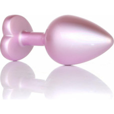 B - Series Heavyfun Plug-Jewellery Pearl Pink Heart PLUG- Clear M