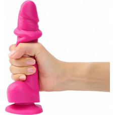 Strap-On-Me - Sliding Skin Dildo Fuchsia L