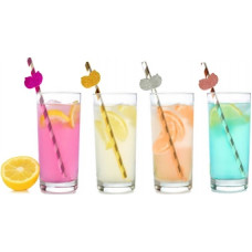 Little Genie Productions Glitterati — Boobie Tall Party Straws