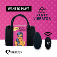 Feelztoys - Biksīšu Vibe tālvadības vibrators, melns