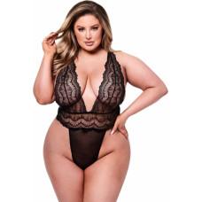 Baci - Sexy Deep V Lace Teddy Queen