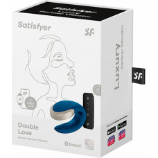 Satisfyer Double Love – luksuslik partneri vibraator – sinine