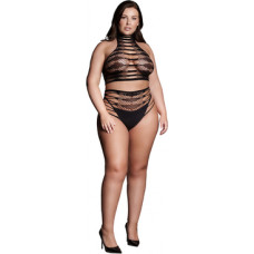 Le Désir By Shots Carpo XLVI - Two Piece with Turtleneck, Crop Top and Pantie - Plus Size