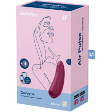 Satisfyer Curvy 1Plus - стимулятор с воздушными импульсами и вибрацией - розово-красный