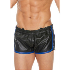 Ouch! By Shots Leather Versatile Shorts - S/M - Blue