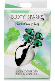 Xr Brands Lucky Clover Gem - Butt Plug - Vidējs