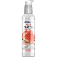 Swiss Navy 4 in 1 Lubricant with Watermelon Flavor - 4 fl oz / 118 ml