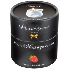 Plaisir Secret Masāžas svece Zemeņu 80ml