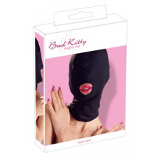 Bad Kitty Head mask mouth black BK