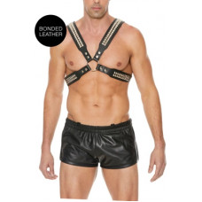 Ouch! By Shots Pyramid Stud Men's Body Harness - One Size