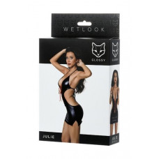 Toyfa Glancēta spīdīga Wetlook kleita JULIE (xl)