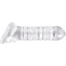 Ns Novelties Ribbed Sleeve / Transparent